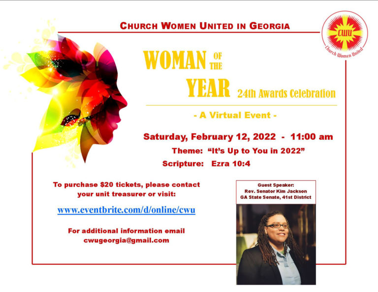 CWU in Woman of the Year 24th Awards Celebration A Virtual