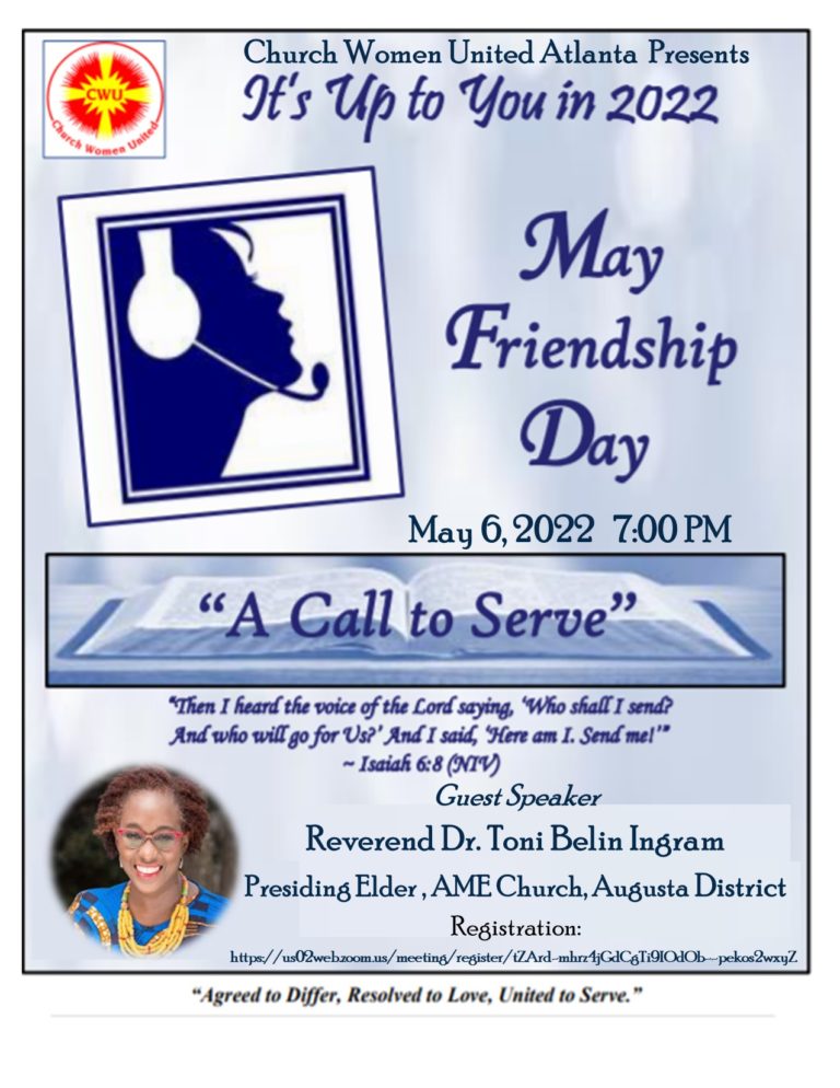 2022 May Friendship Day Church Women United In Atlanta, Inc.