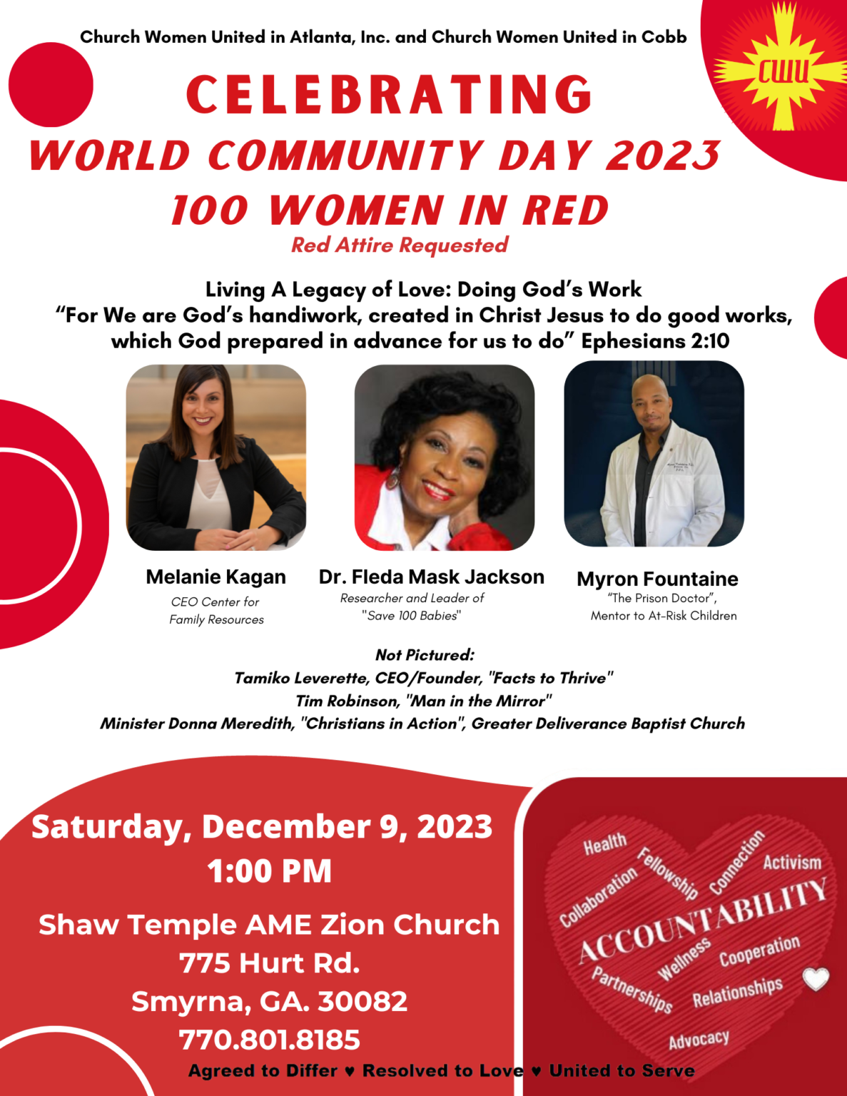 World Community Day 2023 Church Women United In Atlanta, Inc.